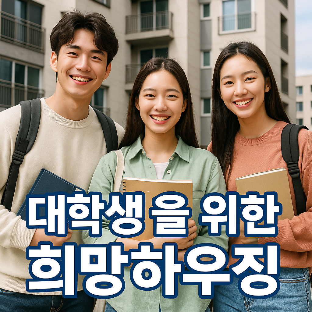 대학생을 위한 기숙사형 임대주택 희망하우징 2025
