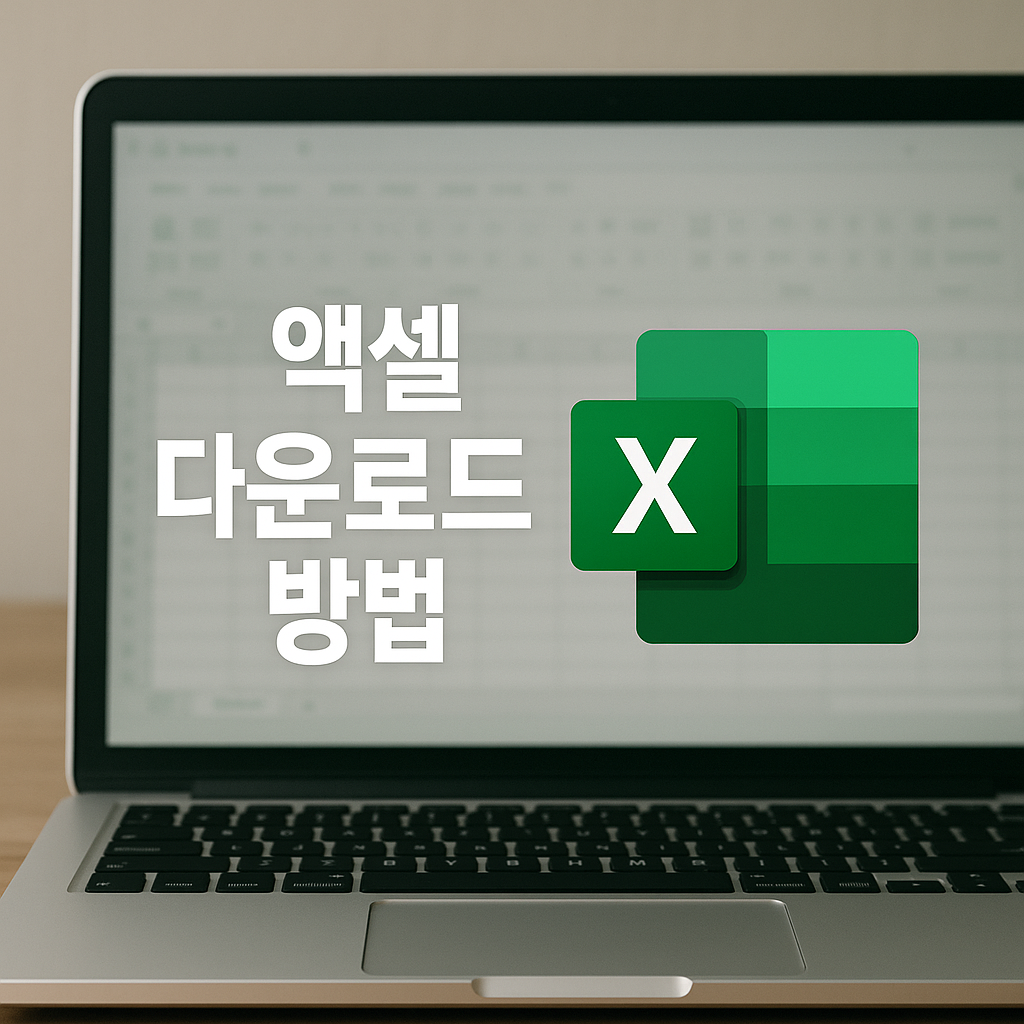 2025 엑셀 다운로드 방법